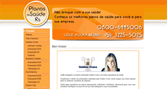 Desktop Screenshot of planos-sauders.com.br